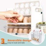 30-Cube Egg Tray Organizer for Refrigerators
