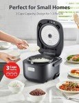 TOSHIBA 3-Cup Rice Cooker with LCD Display