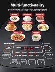 TOSHIBA 3-Cup Rice Cooker with LCD Display