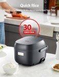 TOSHIBA 3-Cup Rice Cooker with LCD Display