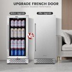 15-Inch Stainless Steel Outdoor Beverage Cooler