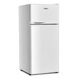 COSTWAY 3.4 Cu. Ft. Compact Refrigerator - White