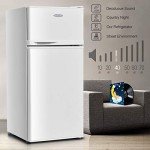 COSTWAY 3.4 Cu. Ft. Compact Refrigerator - White