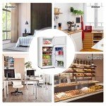 COSTWAY 3.4 Cu. Ft. Compact Refrigerator - White