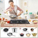 CAMPLUX 2-Burner Portable Induction Cooktop 1800W