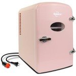 Koolatron 4L Retro Mini Portable Fridge - Pink