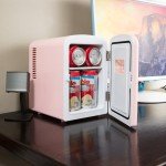 Koolatron 4L Retro Mini Portable Fridge - Pink