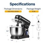 VIVOHOME 4.75 Quart 8-Speed Electric Stand Mixer