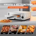 VEVOR 12-Inch Electric Pizza Oven, 1500W