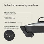 BELLA Nonstick Electric Skillet with Glass Lid