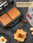 FOHERE 3-in-1 Waffle and Sandwich Maker