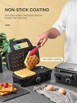 FOHERE 3-in-1 Waffle and Sandwich Maker