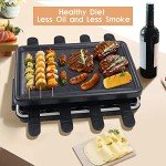 Fajiabao Smokeless Indoor BBQ Grill with Cheese Pans