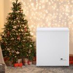 Compact Top-Open Deep Chest Freezer with Basket