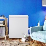 Compact Top-Open Deep Chest Freezer with Basket