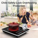 Single Burner Electric Cooktop with Touch Control