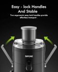 SiFENE Compact Centrifugal Juicer for Fruits & Veggies