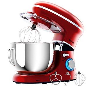 COSTWAY 660W Electric Kitchen Stand Mixer, 6.3 Quart