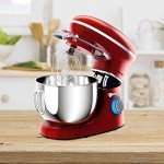 COSTWAY 660W Electric Kitchen Stand Mixer, 6.3 Quart