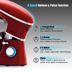 COSTWAY 660W Electric Kitchen Stand Mixer, 6.3 Quart
