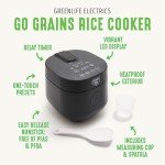 GreenLife Ceramic Nonstick 4-Cup Rice Cooker