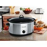 8 Quart Stainless Steel Manual Slow Cooker