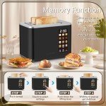Smart 2-Slice Touchscreen Stainless Steel Toaster