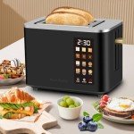 Smart 2-Slice Touchscreen Stainless Steel Toaster