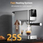 RELEXNOW 20 Bar Espresso Machine with Frother