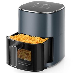 6-Quart Air Fryer with Viewing Window, 12 Functions