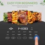 6-Quart Air Fryer with Viewing Window, 12 Functions