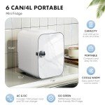 DUMOS Mini Fridge: 4L Cooler & Warmer
