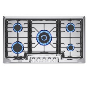 Empava 36" Stainless Steel Gas Cooktop with 5 Burners
