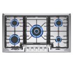 Empava 36" Stainless Steel Gas Cooktop with 5 Burners