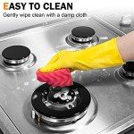 24-Inch Stainless Steel 4 Burner Gas Cooktop