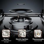 Empava 36" Stainless Steel Gas Cooktop with 5 Burners