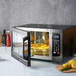 Toshiba 1.5 Cu.ft Convection Microwave Oven, Black