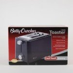 Betty Crocker 2-Slice Black Toaster