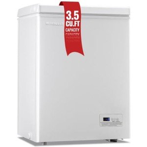 Compact Chest Freezer with Digital Control Panel