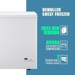 Compact Chest Freezer with Digital Control Panel