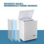 Compact Chest Freezer with Digital Control Panel