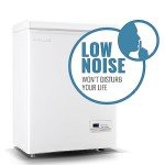Compact Chest Freezer with Digital Control Panel