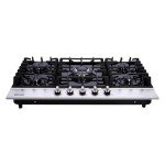 30" Gas Cooktop with 5 Burners and Glass Top