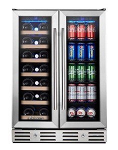 Kalamera 24'' Dual Zone Beverage and Wine Cooler