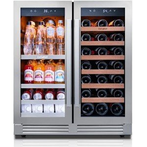 30" Dual Zone Wine and Beverage Fridge