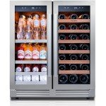 30" Dual Zone Wine and Beverage Fridge