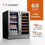 30" Dual Zone Wine and Beverage Fridge