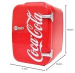 Cooluli Retro Coca-Cola Mini Fridge - 4L/6 Can