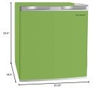 Frigidaire 1.6 Cu Ft Compact Green Fridge