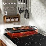 Gudsunal 76.2 cm Electric Cooktop with 5 Burners